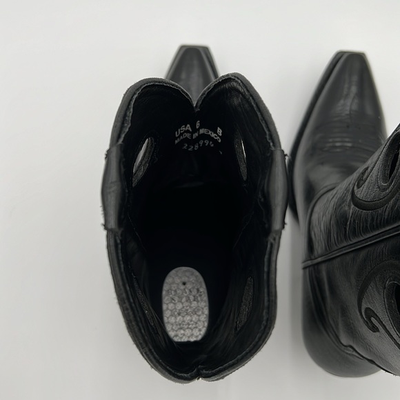 🌵New! Gorgeous & Comfy! Women’s BLACK STAR Matador Cowgirl Boot NWOB - Picture 10 of 11